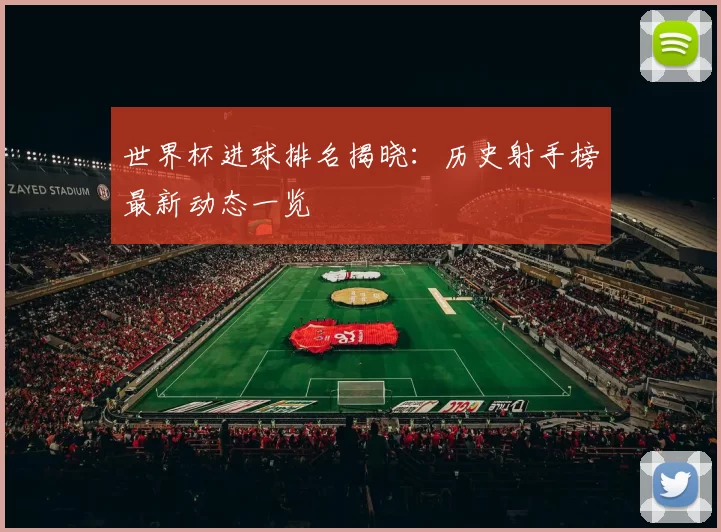世界杯进球排名揭晓:历史射手榜最新动态一览