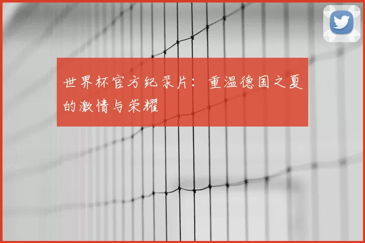 世界杯官方纪录片：重温德国之夏的激情与荣耀